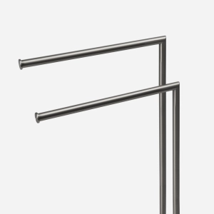 Toalheiro de Piso em Inox (Rizzi Grafite Fosco)