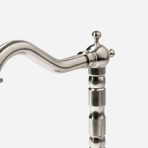 Torneira Monocomando Retr&ocirc; Alta para Banheiro (Douro N&iacute;quel Fosca)