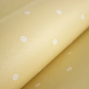 Papel de Parede Infantil Amarelo Lav&aacute;vel 10,00 x 0,53 m (Delicato Uno)