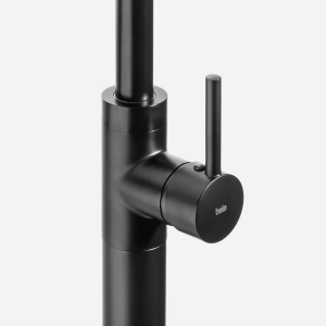 Torneira Monocomando de Piso para Banheira (Fiora Preta Fosca)