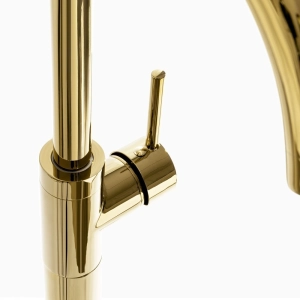 Torneira Monocomando de Piso para Banheira (Fiora Dourada)