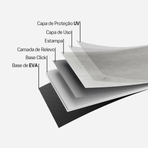 Piso Vinílico em Régua Click (Oak)