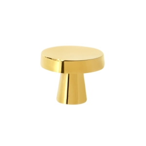 Puxador para Móvel Ponto Zamac (Pompeia Dourado) - Outlet Produto Puxador para Móvel Ponto Zamac (Pompeia Dourado) - Outlet