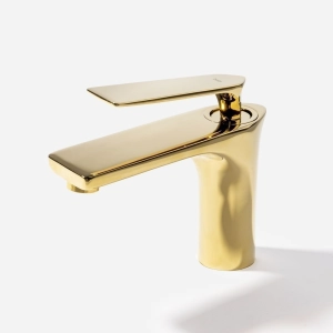 Torneira Monocomando Baixa para Banheiro (Michigan Dourada)