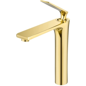 Torneira Monocomando Alta para Banheiro (Michigan Dourada)