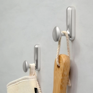 Cabide com Gancho de Parede Zamac (Jardins Escovado)