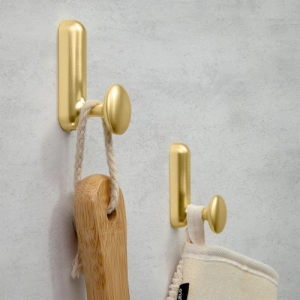 Cabide com Gancho de Parede Zamac (Jardins Ouro Fosco)