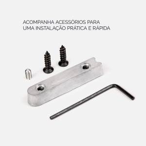 Cabide com Gancho de Parede Zamac (Jardins Ouro Fosco)