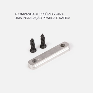 Cabide com Gancho de Parede Zamac (Moema Dourado Fosco)