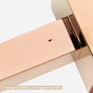 Cabide com Gancho Duplo (Mondrian Ros&eacute; Gold) - Outlet