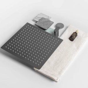 Cabide com Gancho Inox (Picasso Grafite Fosco)