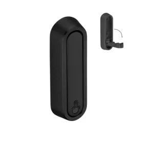 Cabide com Gancho Retrátil de Parede Zamac (Meier Preto Fosco) - Outlet Produto Cabide com Gancho Retrátil de Parede Zamac (Meier Preto Fosco) - Outlet