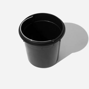 Lixeira Redonda com Pedal 5 Litros (Preta Fosca) - Outlet