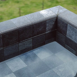 Cantoneira Côncava para Piscina 3,5x20 cm (Kaimú)