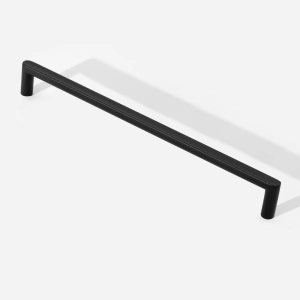 Puxador para M&oacute;vel Al&ccedil;a Sobrepor 224 mm Zamac (Cartago Preto Fosco)