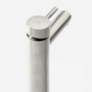 Torneira Monocomando Alta para Banheiro Inox (Lis Escovada)