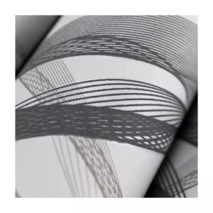 Papel de Parede Texturizado Xadrez Cinza Lav&aacute;vel 10x0,53 m (Originale Dieci)