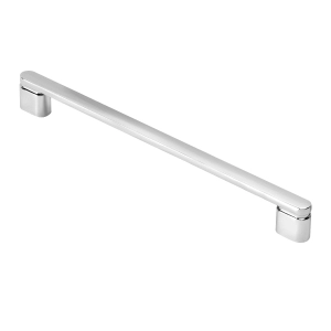 Puxador para M&oacute;vel Al&ccedil;a Sobrepor 224 mm Zamac (Memphis Cromado)