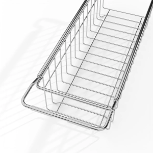 Cesto Escorredor Ajustável de Inox para Cubas (Umi Cromado)