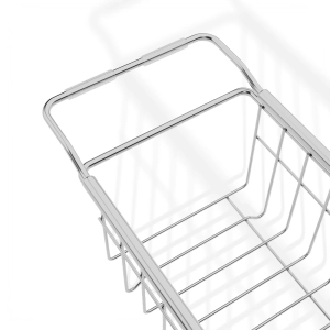 Cesto Escorredor Ajustável de Inox para Cubas (Umi Cromado)