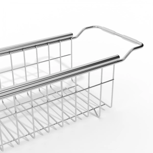 Cesto Escorredor Ajustável de Inox para Cubas (Umi Cromado)