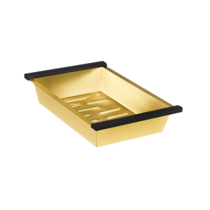 Cesto Escorredor Inox para Cuba Workstation 36x23 cm (Dourado Fosco) Produto Cesto Escorredor Inox para Cuba Workstation 36x23 cm (Dourado Fosco)