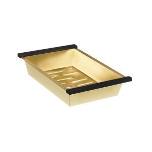 Cesto Escorredor Inox para Cuba Workstation 36x23 cm (Ouro Fosco)