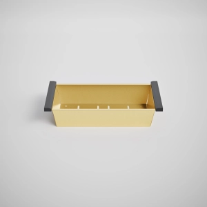 Cesto Escorredor Inox para Cuba Workstation 36x23 cm (Ouro Fosco)