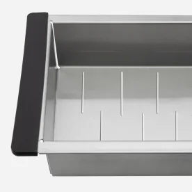 Produto Cesto Escorredor Inox para Cuba Workstation 41x23 cm (Escovado) - Outlet