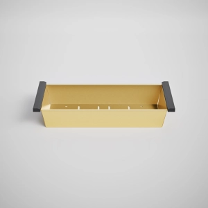 Cesto Escorredor Inox para Cuba Workstation 41x23 cm (Ouro Fosco)