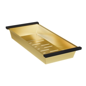 Cesto Escorredor Inox para Cuba Workstation 45x23 cm (Ouro Fosco)
