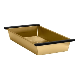 Cesto Escorredor Inox para Cuba Workstation 45x23 cm (Dourado Fosco)
