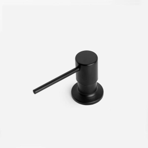 Dosador para Detergente Embutido Inox 500 ml (Flat Preto Fosco)