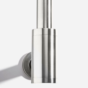 Sif&atilde;o Met&aacute;lico Flex&iacute;vel com Copo para Banheiro (Line Escovado)