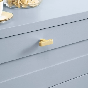 Puxador para M&oacute;vel Ponto Zamac (Petra Ouro Fosco) - Outlet