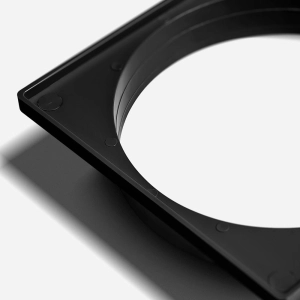 Conjunto Ralo com Fecho e Porta Grelha 15x15 cm (Preto)