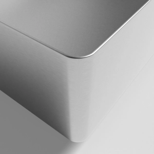 Cuba de Banheiro Apoio Inox Retangular 47x36 cm (Lhasa Escovada)