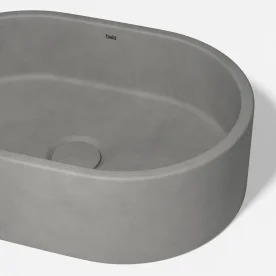 Cuba de Banheiro Concreto Apoio Elipse 40 cm (Francs Cemento) Produto Cuba de Banheiro Concreto Apoio Elipse 40 cm (Francs Cemento)
