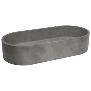 Cuba de Banheiro Concreto Apoio Elipse 60 cm (Francs Cemento)