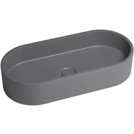 Cuba de Banheiro Concreto Apoio Elipse 60 cm (Francs Cenere) Produto Cuba de Banheiro Concreto Apoio Elipse 60 cm (Francs Cenere)