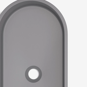 Cuba de Banheiro Concreto Apoio Elipse 60 cm (Francs Cenere)