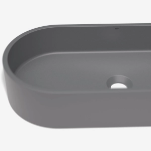 Cuba de Banheiro Concreto Apoio Elipse 60 cm (Francs Cenere)