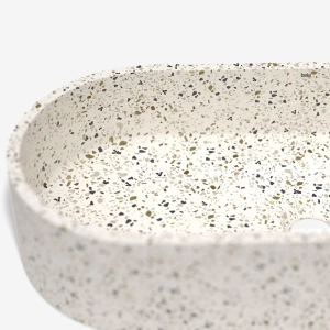 Cuba de Banheiro Concreto Apoio Elipse 60 cm (Francs Granilite Opala)