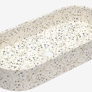 Cuba de Banheiro Concreto Apoio Elipse 60 cm (Francs Granilite Opala)