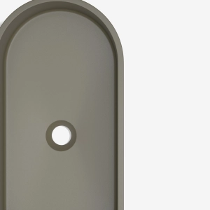 Cuba de Banheiro Concreto Apoio Elipse 60 cm (Francs Musgo)