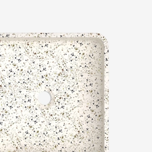 Cuba de Banheiro Concreto Apoio Quadrada 39 cm (Guna Granilite Opala)