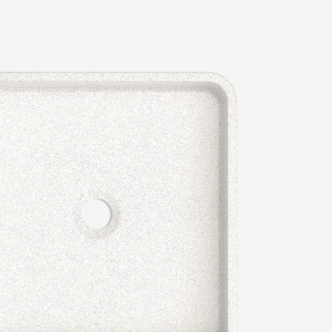 Cuba de Banheiro Concreto Apoio Quadrada 39 cm (Guna Granilite Polar)