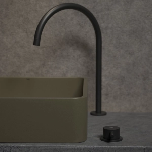 Cuba de Banheiro Concreto Apoio Quadrada 39 cm (Guna Musgo)