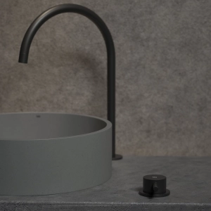 Cuba de Banheiro Concreto Apoio Redonda 35 cm (Oso Cemento)