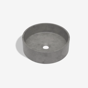 Cuba de Banheiro Concreto Apoio Redonda 35 cm (Oso Cemento)